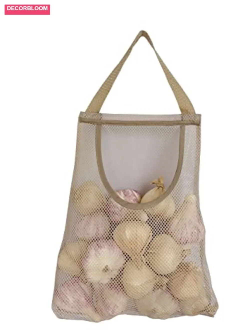 5 Pack Reusable Mesh Storage Bags for Produce, Potatoes, Onions, Garlic -